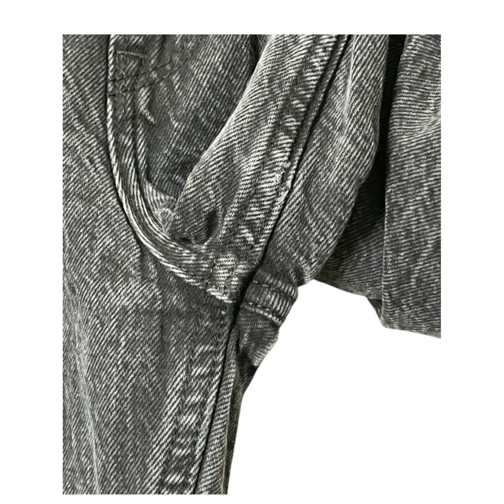 Abercrombie & Fitch The Loose High Rise Women's 24 Black Relaxed Wide Denin Jean - Picture 6 of 10
